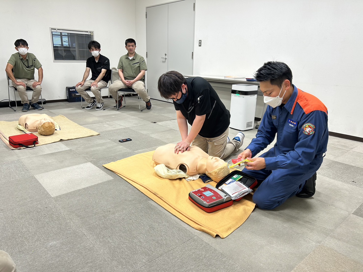 応急手当講習会を受講しました！